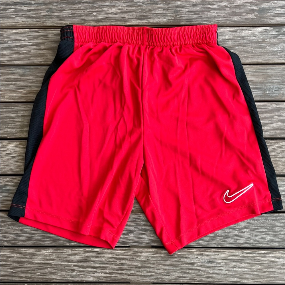 Nike Boys Red Athletic Shorts